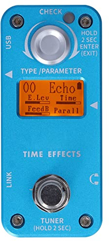 Delay Reverb-Effektpedal Digitale Gitarreneffekte Pedal Cycle Delay Overload Reverb-Effekt für Multi-E-Gitarren-Kit