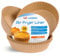 Loreso Air Fryer Papiereinlage, 100 Stück – Pergamentpapierkorb für 5–8 Quart Luftfritteuse, antihaftbeschichtete Kochfläche, mikrowellen- und konventionell, ofenfest (20,1 cm rund – 100 CT)