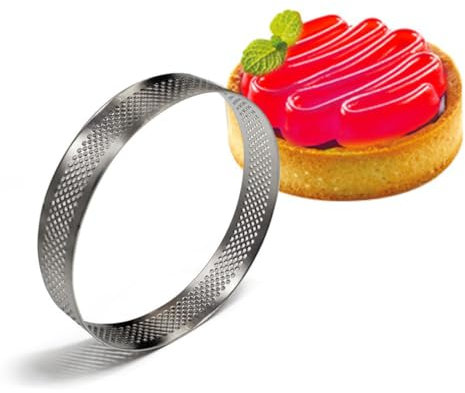 FOMIYES Stainless Steel Biscuit Cutter 15CM Pastry Ring Mousse Ring Circle Pancake English Muffin Ring for Dough Donuts Bread Cake Fondant and Cookie