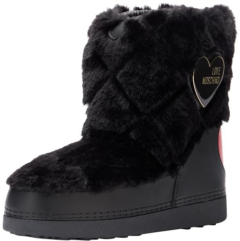 Love Moschino Stivali Donna, Nero, 39 EU