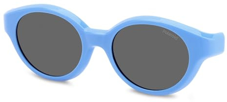 Polaroid Pld K007 Cl-on MVU/M9 AZURE Sunglasses Kid Acetate, Standard, 43