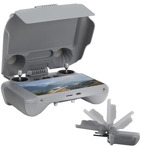RC GearPro 2-in-1 Cubierta Protectora Parasol para dji RC Control Remoto - Pantalla Controlador Protector Joysticks Parasol para dji Mini 3 / Mini 3 Pro/Mavic 3 / Mavic Air 2S Drone (para RC)