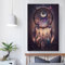 WXMMoney Kunstdruck auf Leinwand, Motiv: Dreamcatchers Dance, Badezimmer, lustiges Bild, Badezimmerbilder, Wanddekoration für Heimdekoration, 20 x 30 cm