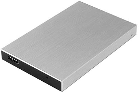 HDD 2.5 Disque Dur 500Go 1To 2To Portable Disque Dur Externe Disque Dur Externe pour Ordinateur Portable (Color : Silver)