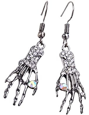 Halloween Ohrringe Halloween Ohrstecker Hängende Ohrringe Skelett Personalisierte Ohrringe und Schmuck Party Fashion Halloween Thema Pretend Play Dress up Ohrringe