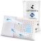 KAMASANA Orthopädisches Nackenstützkissen 40 x 60 - Ergonomisches Kopfkissen gegen Nackenschmerzen, Memory Foam Kissen mit antibakterieller Sanitized-Technologie, hypoallergen und atmungsaktiv