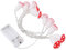 Haofy LED-Pilz-Lichterkette, Dekorative Batteriebetriebene Lichterkette für Rasen, Zelt, Wohnzimmer, Party, 6,6 Fuß