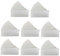 minkissy 8packs Absorbent Paper for Laboratory Cleaning Per Pack for Chemistry Experiments and Dust Removal Lightweight and Filter Paper Set