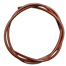 Manicotto marrone da 4 mm (live) da 4 mm – 1 metro in PVC marrone manicotto 4 mm live sleeve 1 metro