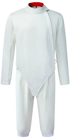 ZXDRYBHD 350N, Fechtuniform, Anzug (Hosen/Jacke/Weste Set), Fechtsport Trainingsbekleidung, Unisex, für Florett, Degen, Säbel(44)