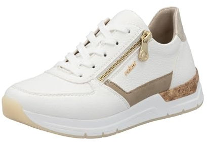 Rieker Chaussures à Lacets pour Femmes 58902, Pointure:40 EU, La Couleur:Blanc