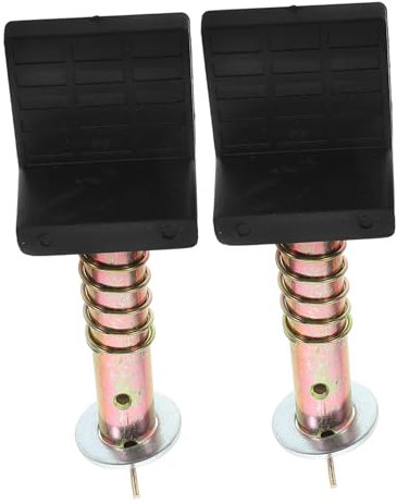 BUGUUYO 2pcs Motorcycle Lift Stand Attachment Support Frame for Heavy Duty Motorbike Wheel