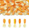Airssory 50 pcs 5 Styles Kitchen Ware Theme Resin Cabochons Bread Tableware Series Spoon Fork Knife Shaped Flatback Charms for DIY Jewellery Phone Bag Decor Craft Scrapbooking