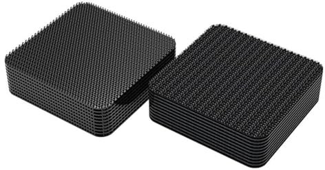 10 paia di velcro autoadesive – Velcro double face per tessuti e tessuti | 50 x 50 mm quadrati in velcro con adesivo ad alte prestazioni | Ideale per fai da te, artigianato e casa