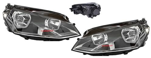 Golf 7 MK7 2012-2016 H7/H15 Halogen-Scheinwerfer-Set mit elektrischer Einstellung