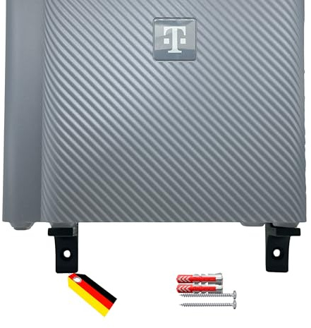 Wandhalterung für Speedport 7 & Telekom Glasfaser Router, Made in Germany Halterung, Einfache Wandmontage für Speedport Smart & Modem, Zubehör für WLAN Router
