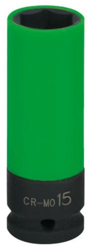 KS Tools 515.1072 1/2 Alu-Felgen Kraft-Stecknuss robust, lang, 15mm