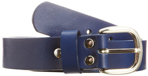 Playshoes Unisex - Kinder Gürtel 601500 Ledergürtel für Kinder, Gr. 75, Blau (marine)