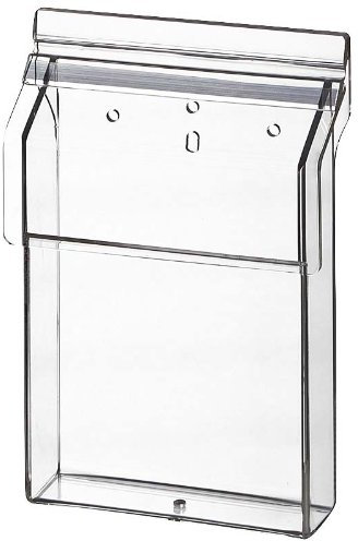 Flyerhalter, Prospektbox DIN A6 Outdoor aus Acrylglas PHO116