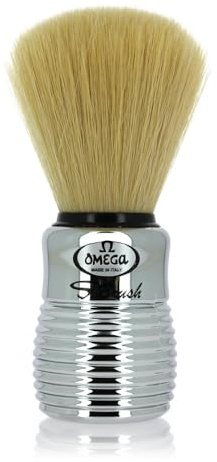 Blaireaux de Rasage Monture Chromée - S-Brush -Oméga