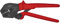 KNIPEX Crimpzange auch für Zweihandbedienung mit rutschhemmenden Kunststoff-Hüllen brüniert 250 mm, 97 52 05
