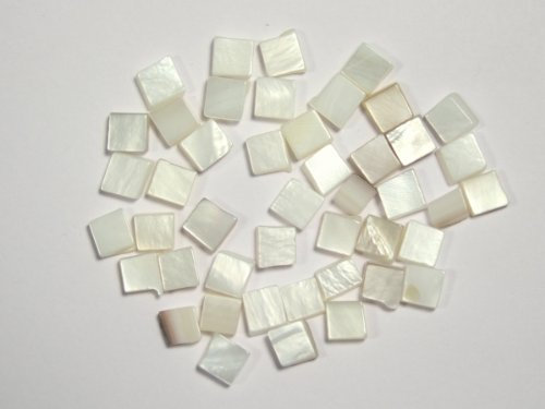 Perlmutt MosaikPerlmutt natur 5x5; 200g ca. 1280 Stk