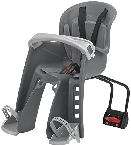 Polisport Herren Bilby Junior Ff Fahrradkindersitze, Dunkelgrau/Silber, TU EU