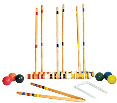 Triumph Sports Beginner 6-Player Croquet Set