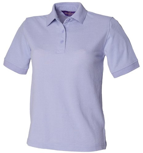 Henbury Womens/Ladies 65/35 Polo Shirt (M) (Lavender)