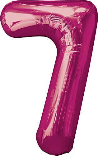 amscan S/Form: 7, rosa