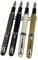 4 pcs in Gullor 250 fountain pen in 4 colours with original pen pouch and 5 colours ink cartridge set 4 color(D) + ink