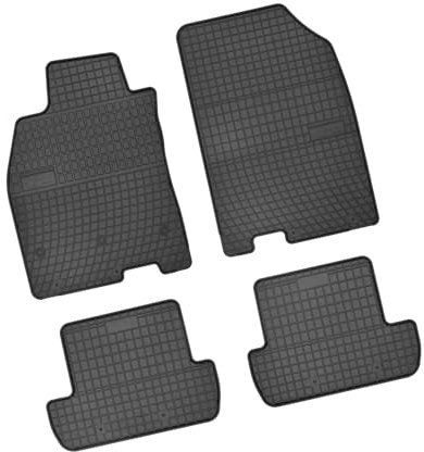 Bär-AfC RE03251 Gummimatten Auto Fußmatten Schwarz, Erhöhter Rand, Set 4-teilig, Passgenau für Renault Megane 3 Typ Z Baujahr 2008 bis 2016 3,- 5-TRG. & Kombi (Grandtour)