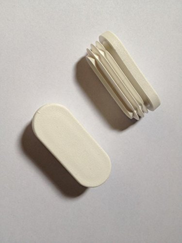 Ovalstopfen 48x20 (WS 1-3) weiß, 8 Stück