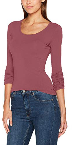 ONLY Damen Onllive Love New LS O-Neck TOP NOOS Langarmshirt, per Pack Rosa (Withered Rose Withered Rose), 36 (Herstellergröße: S)