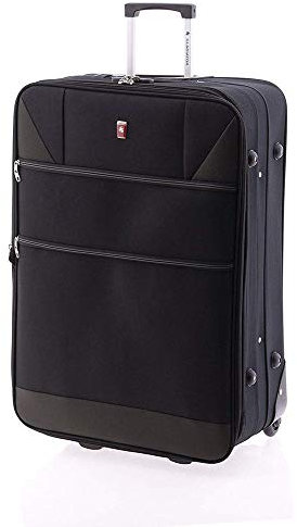 GLADIATOR 70 cm Eva ausziehbar Trolley für Freizeit und Sport, Unisex, für Erwachsene, Schwarz