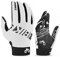 INBIKE MTB Handschuhe Herren Fahrrad Freizeit Vollfinger Lang Fahrradhandschuhe Sommer Atmungsaktiv Touchscreen Radhandschuhe Für Moutainbike Downhill Motocross Rennrad Radsport Weiß XXL