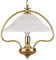Helios Leuchten 205022 rustikale Deckenleuchte | Pendelleuchte antik | Pendellampe echt Messing | Lampe Leuchte Jugendstil | Hängelampe Holz Nussbaum 1-flammig