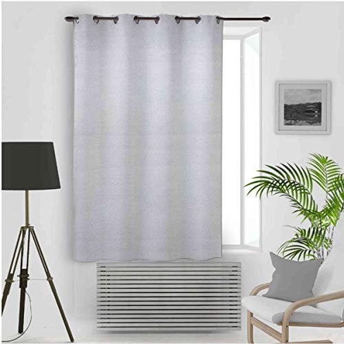 Soleil d'ocre, Eclipse Rideau 100% occultant, PVC, Blanc, 135x180 cm