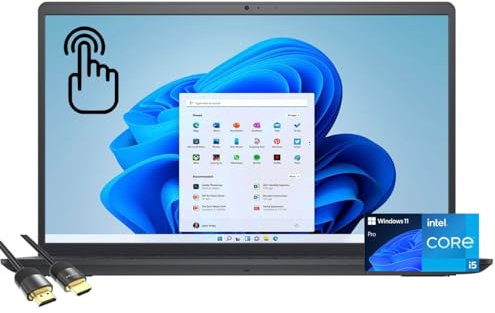 Dell Inspiron 15 3520 Touch Laptop for Business & Student, 15.6 FHD Display, 11th Gen Intel 4-Core i5-1155G7, 16GB RAM, 1TB PCIe SSD, Keypad, Webcam, PDG HDMI Cable, US Version KB, Win 11 Pro