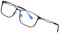 JoXiGo Computerbrille Blaulichtfilter Ohne Stärke für Herren Anti-Müdigkeit UV-Schutz Rechteckig Metallrahmen Brillenfassungen + Brillenetuis