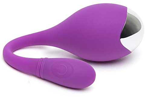 Lovehoney Ignite Love Egg, 2 Silicone Beginner Friendly Vibrating Sex Toy | 20 Function Vibrator for Women with Travel Lock, Rechargeable & Waterproof, Purple