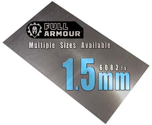 Placa de aluminio de 1,5 mm - 150 mm x 250 mm (15cm x 25cm)