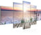 Runa Art - Bilder Brücke Am See 200 x 100 cm 5 Teilig XXL Wanddekoration Design Bunt 034351a