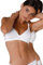 Lovable Reggiseno Senza Imbottitura e Senza Ferretto, Cotone Elasticizzato, Spalline con Regolazione Frontale, Pacco da 2, Cotton Line Donna, Bianco, 42 / 7D