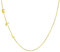 Personalisierbare Halskette Mit Initialen-Anhänger - 1-8 Gold-Buchstaben, Seitliche Initialen - Geschenk Für Sie, Individueller Schmuck