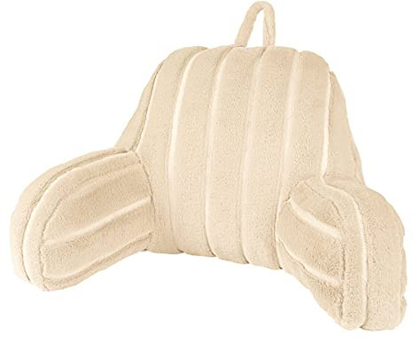 Viva domo XL-Rückenkissen bequem, Bettsessel, Bettstützkissen, Rückenlehne, Lendenkissen, Sitzkissen, Stützkissen, Lesekissen, Bettlesekissen, Sitzhaltung, 80x50x46 cm