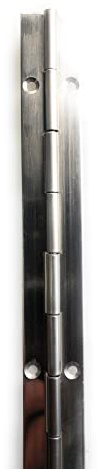 Stangenscharnier Edelstahl A2 Klavierband mit oder ohne Bohrung ARBO-INOX® (20mm-mit Bohrung-1,0m)