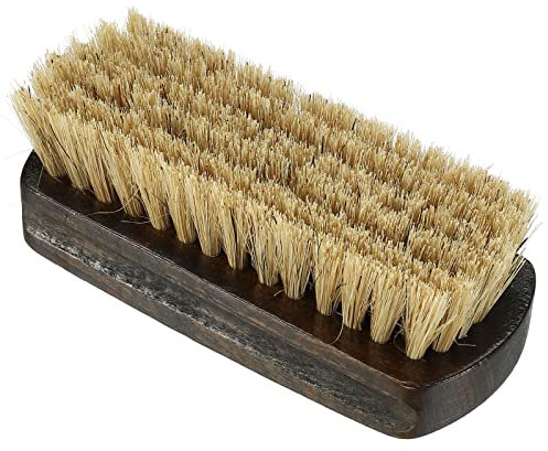 PATIKIL Bristle Shoes Brush, Handheld Polish Daubers for Leather Boots Cloth, Brown