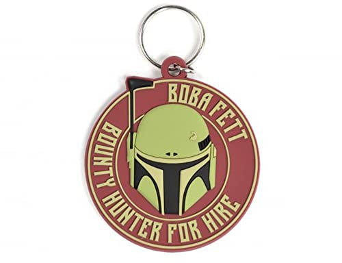 PYRAMID INTERNATIONAL RS661187 Star Wars (The Book of Boba Fett) Schlüsselanhänger aus Gummi, grün