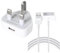 Wall Charger Plug and Cable Compatible with iPhone 4/4S/3G/3GS,iPad 2/3,iPod touch/Nano/Classic,Mains Charger and 1 Meter Cable